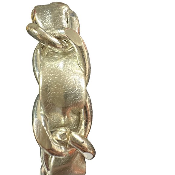 Express Weaved Vegan PU Leather and Metal Chain - Picture 4 of 5